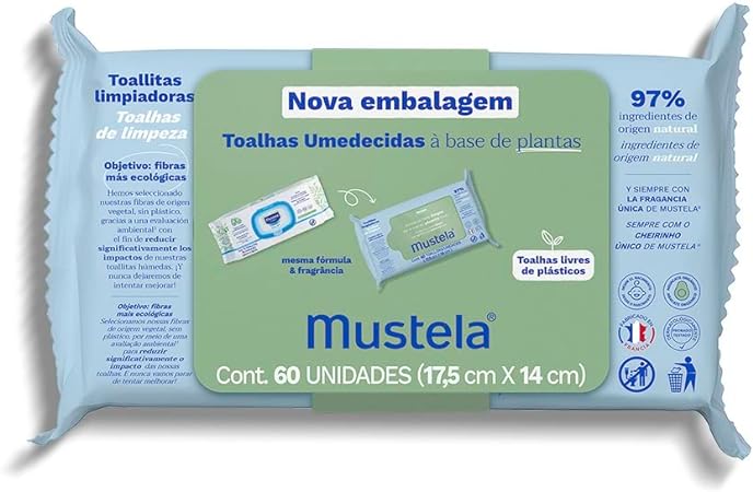 lenço umedecido Mustela Amazon