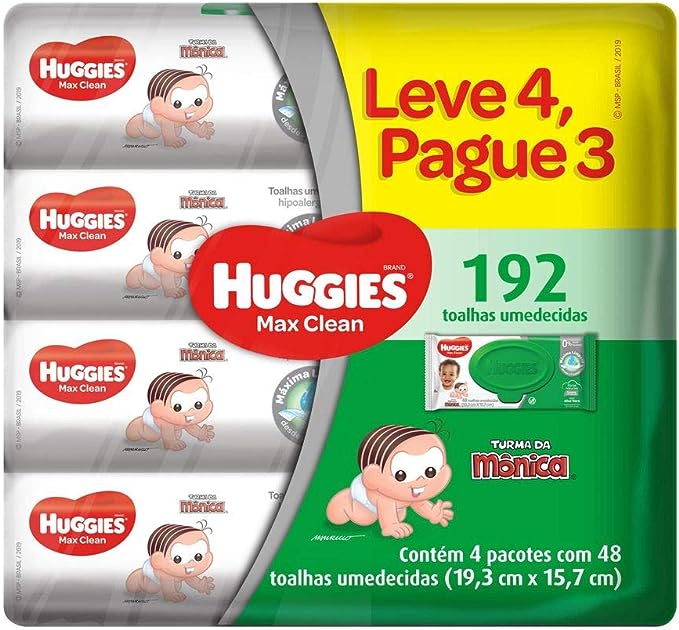 lenço umedecido Huggies Amazon